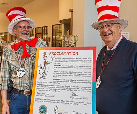 dr seuss proclamation with mayors