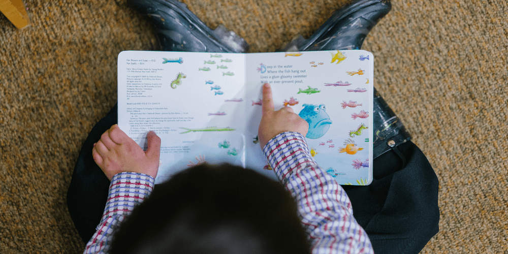 child reading