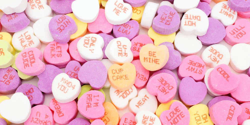 conversation candy hearts