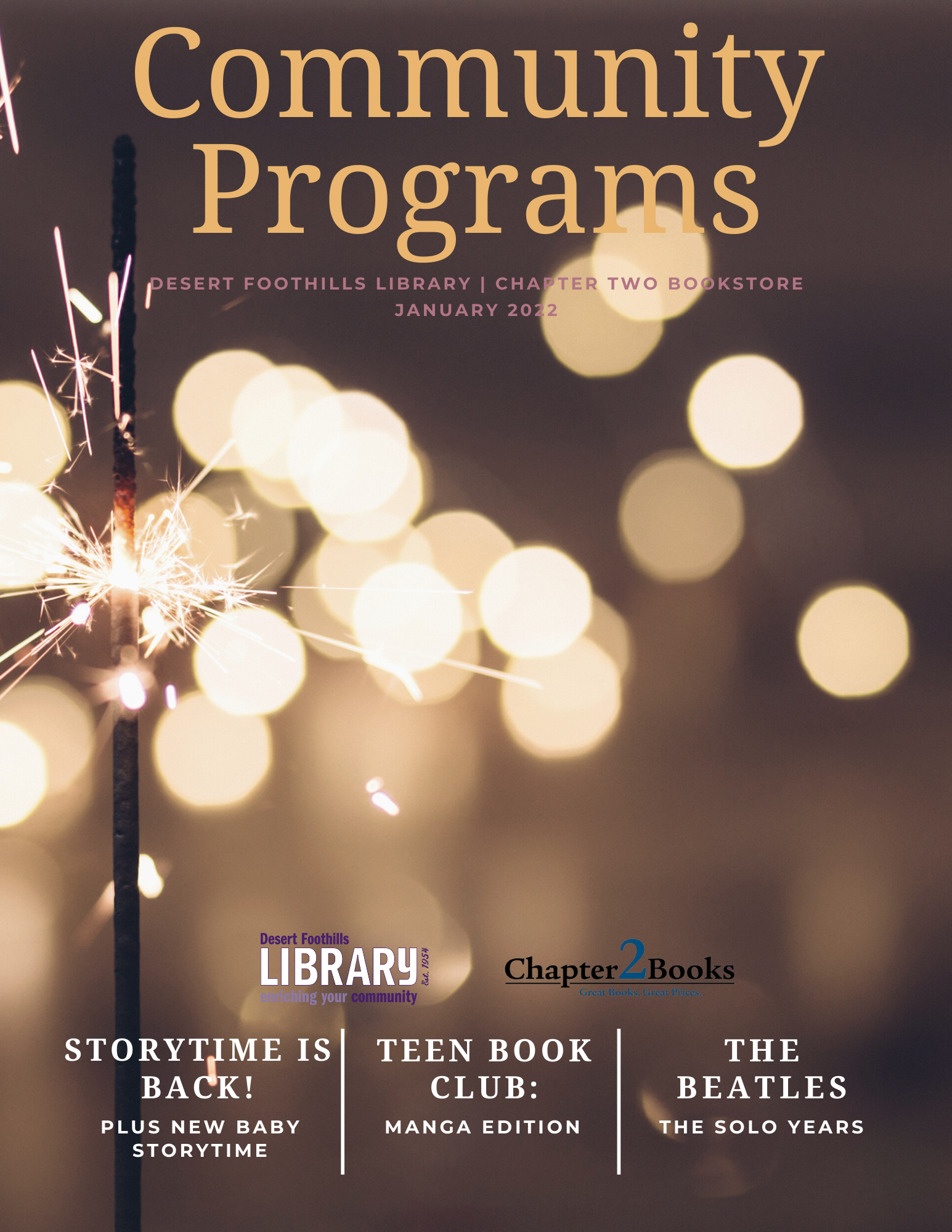 Library Program Brochure Library Program Brochures - Desert Foothills Library