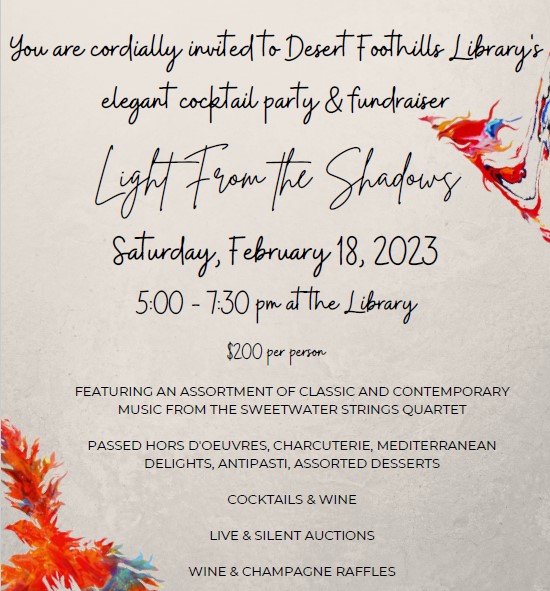 Light From the Shadows Invitation