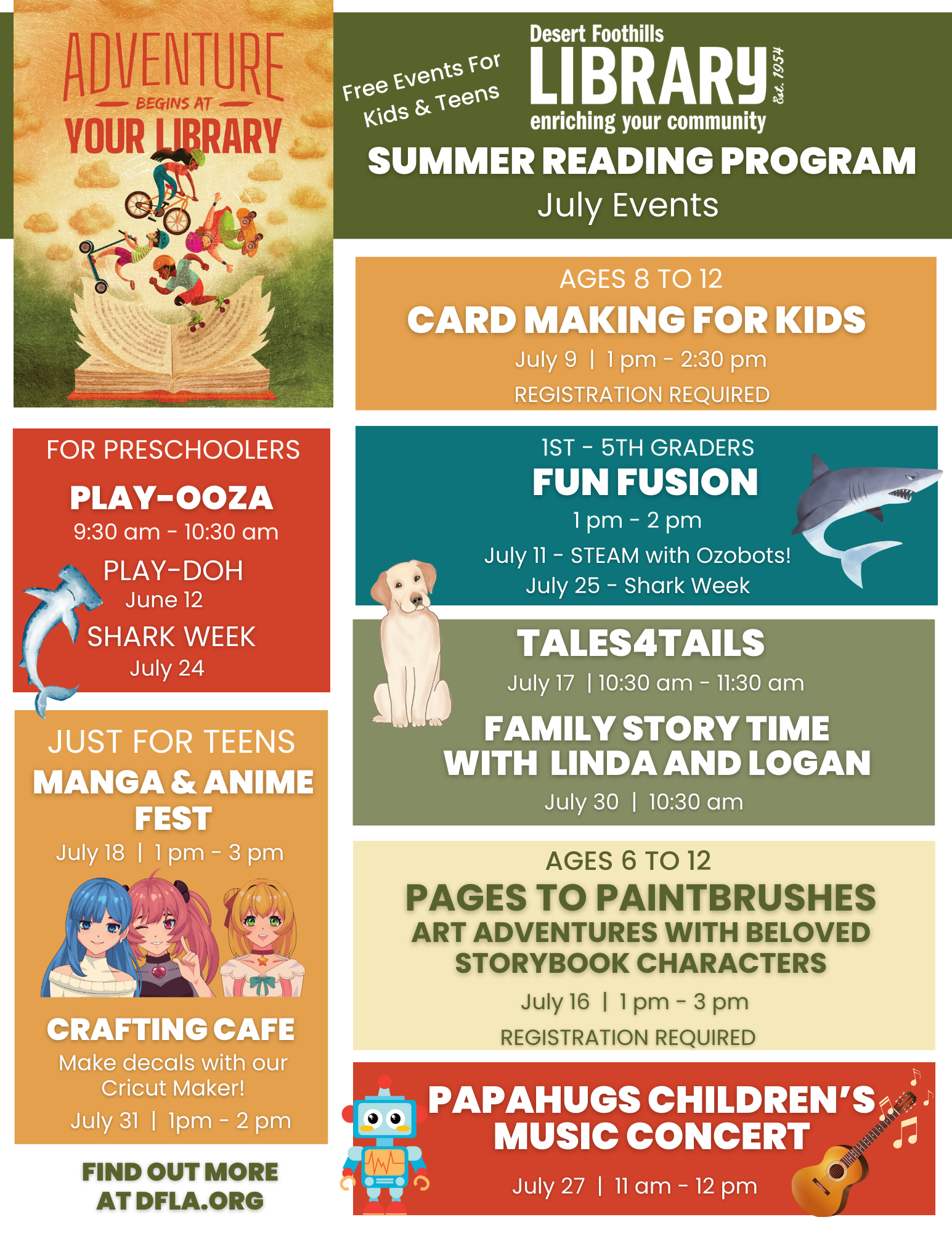 Summer Reading program at the Desert Foothills Library