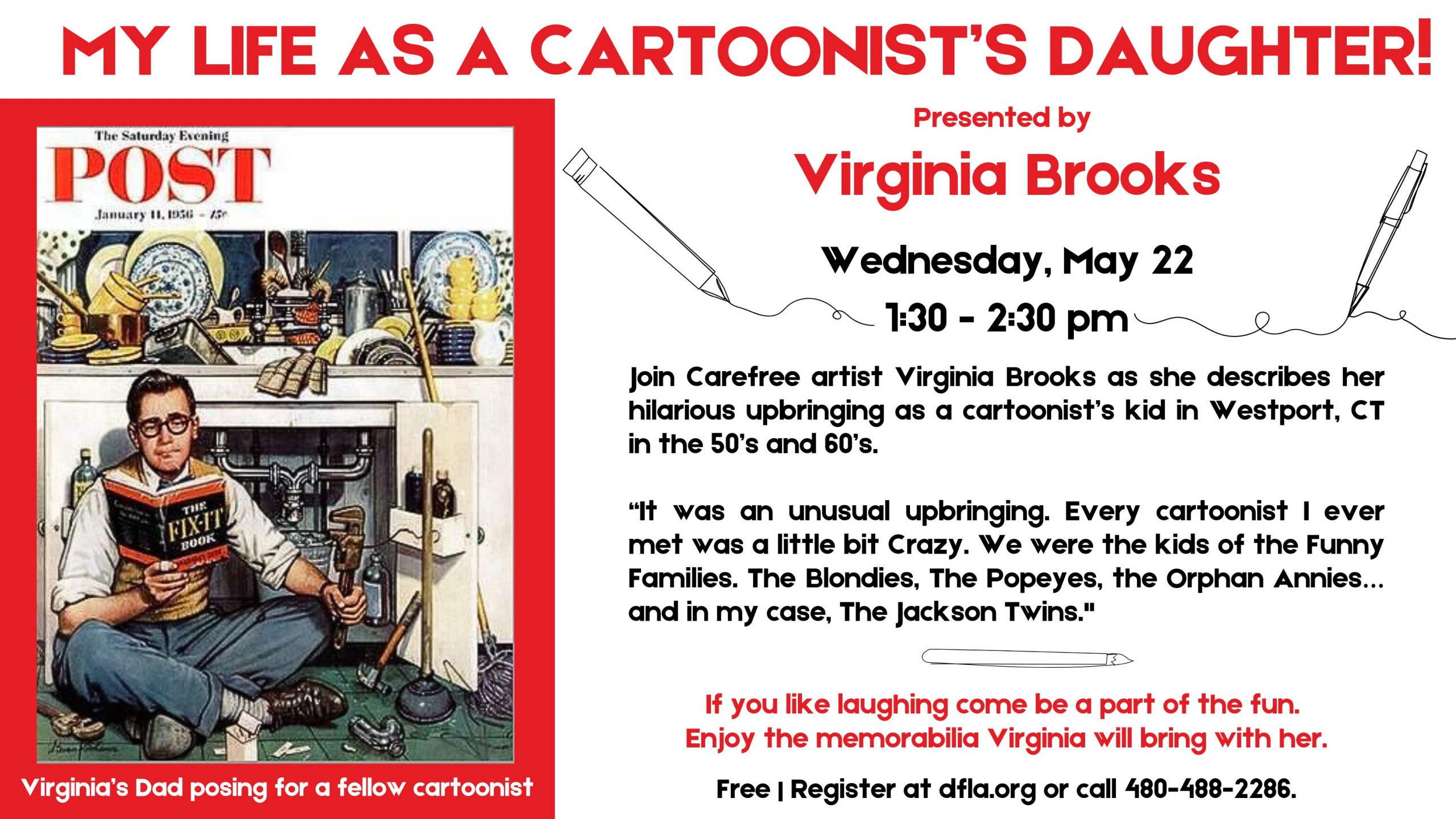 virginia brooks life as a cartoonists daughter