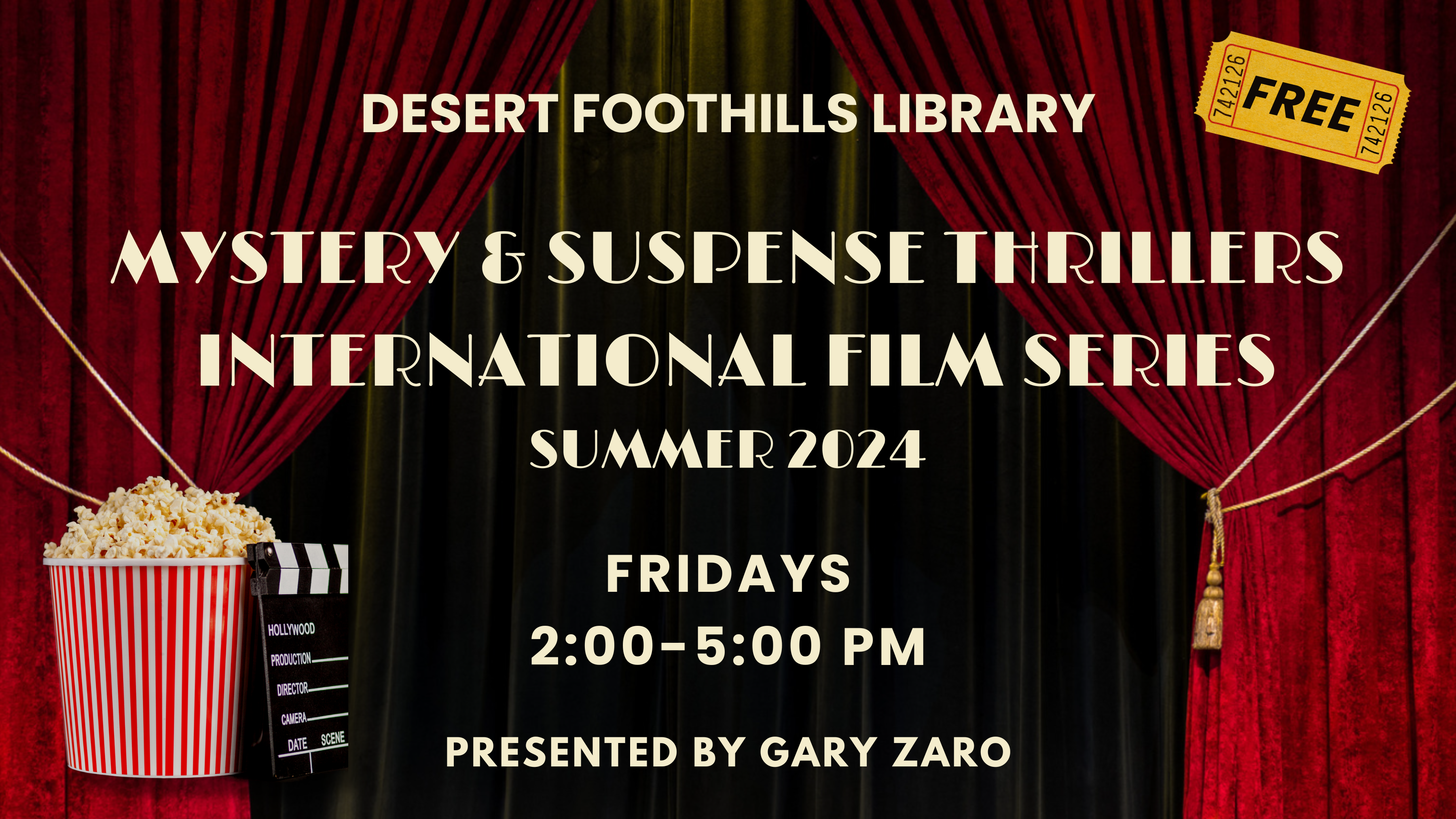 free movies at the desert foothills library