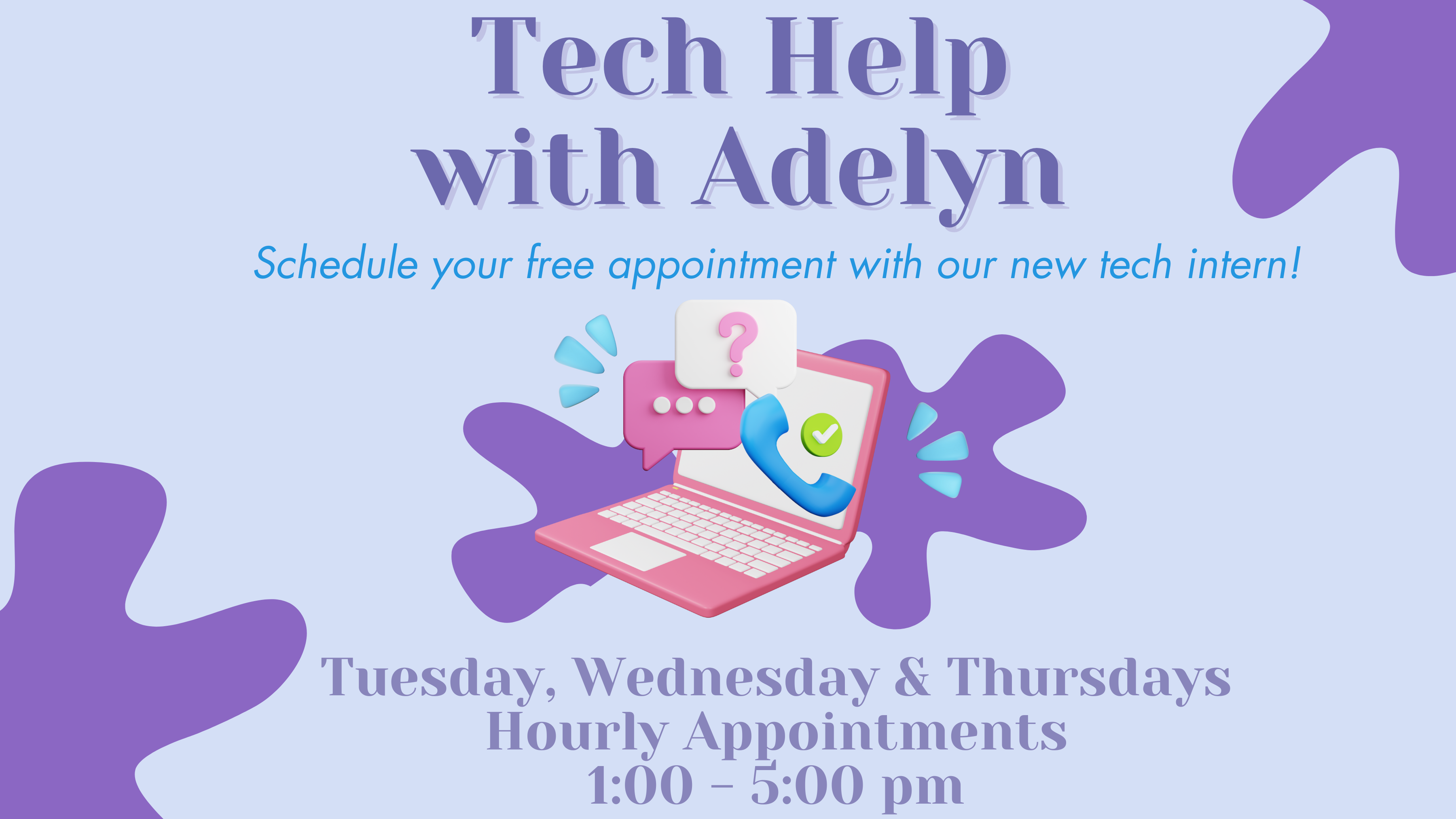 Tech Help at the Desert Foothills Library