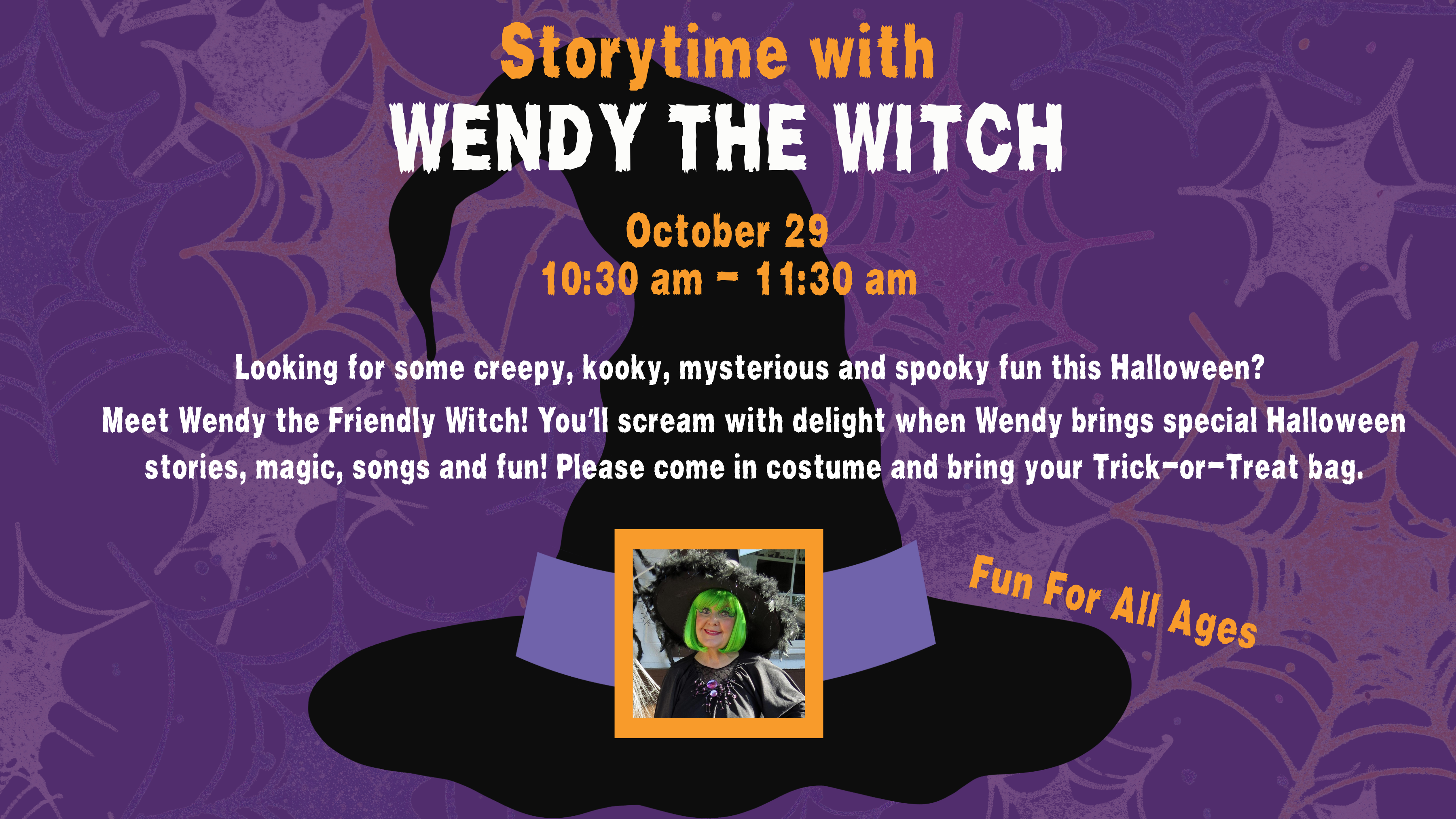 wendy the witch at the desert foothills library