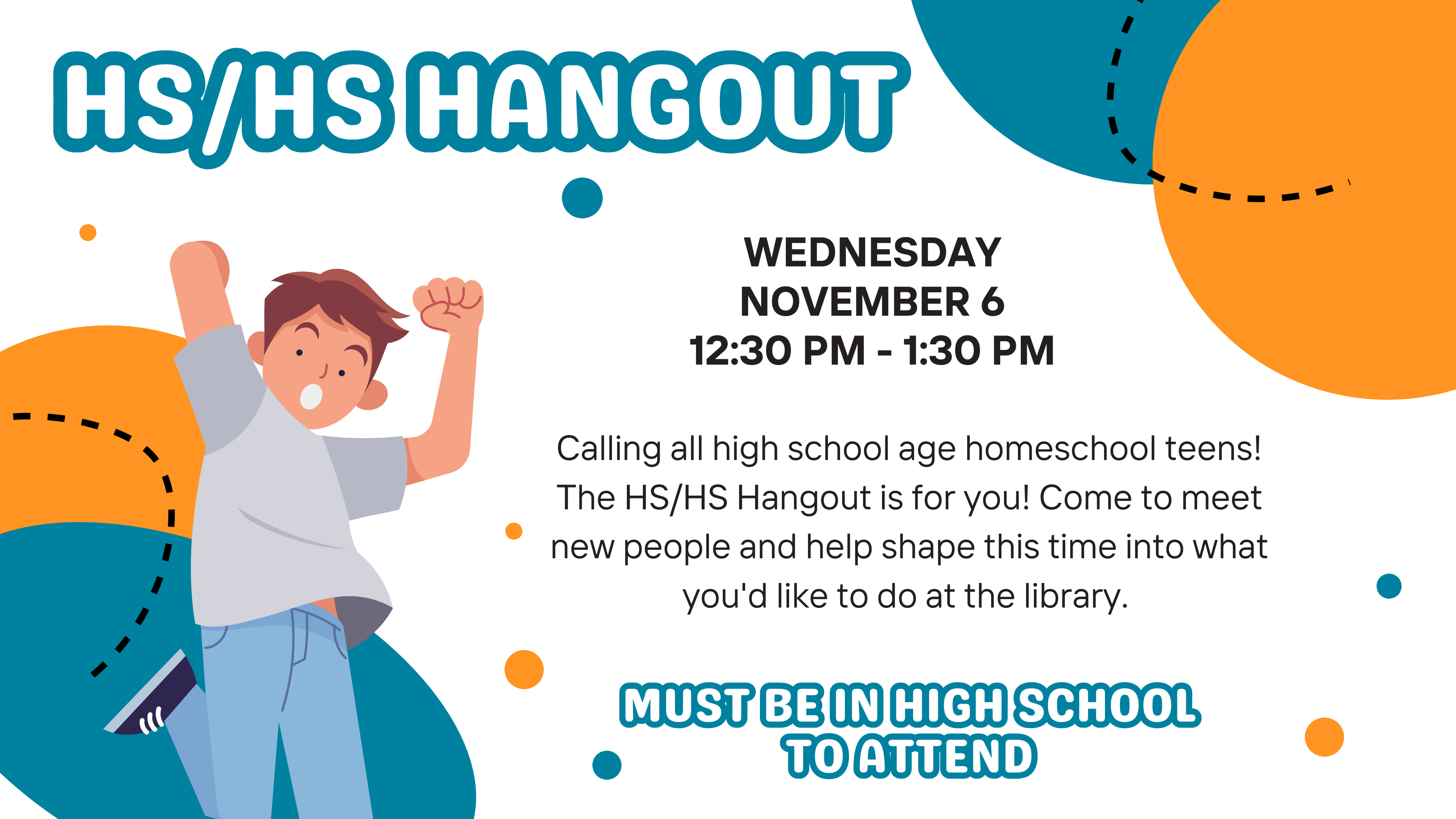 high school hangout for homeschoolers