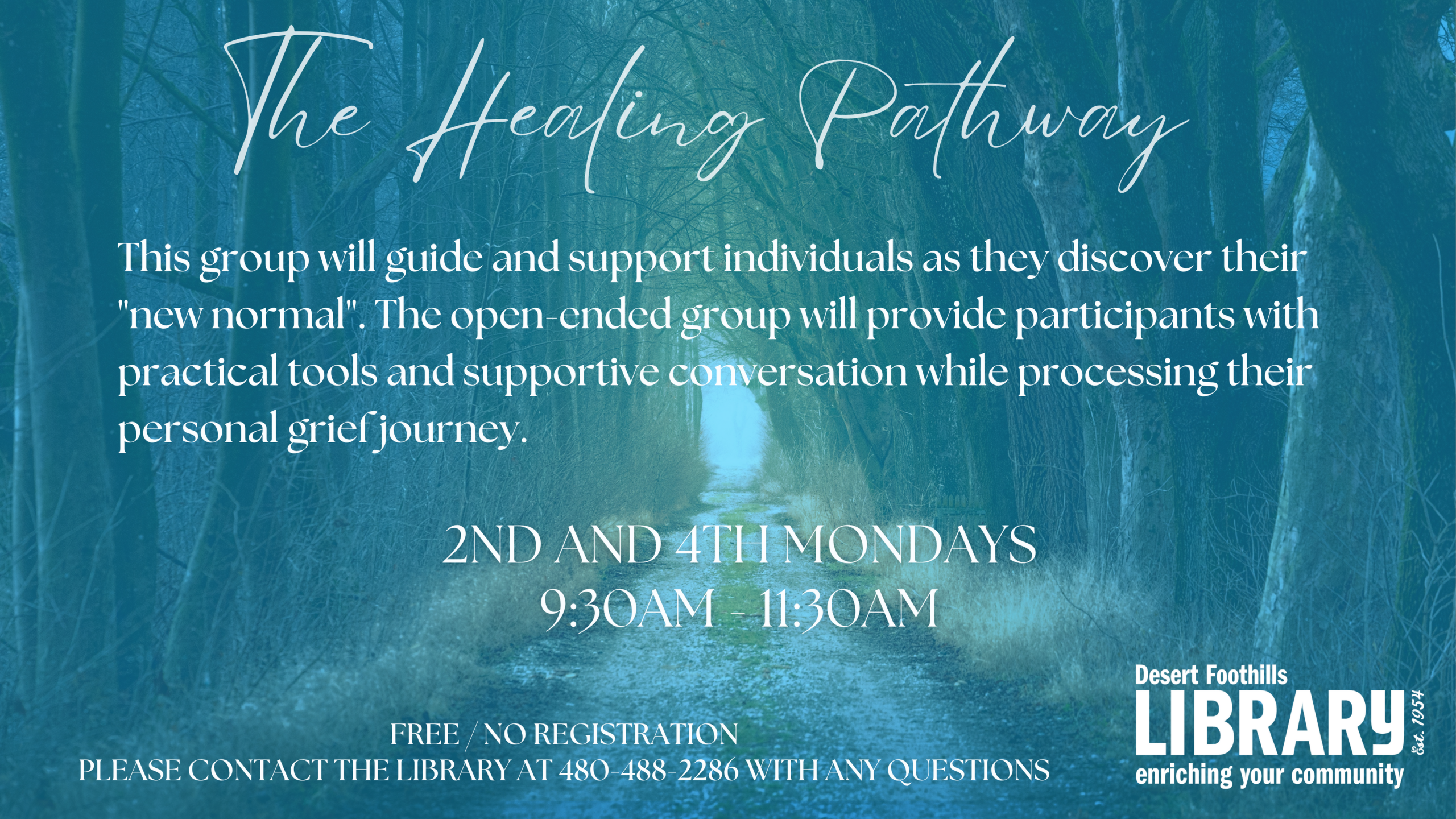 Healing pathways at the desert foothills library