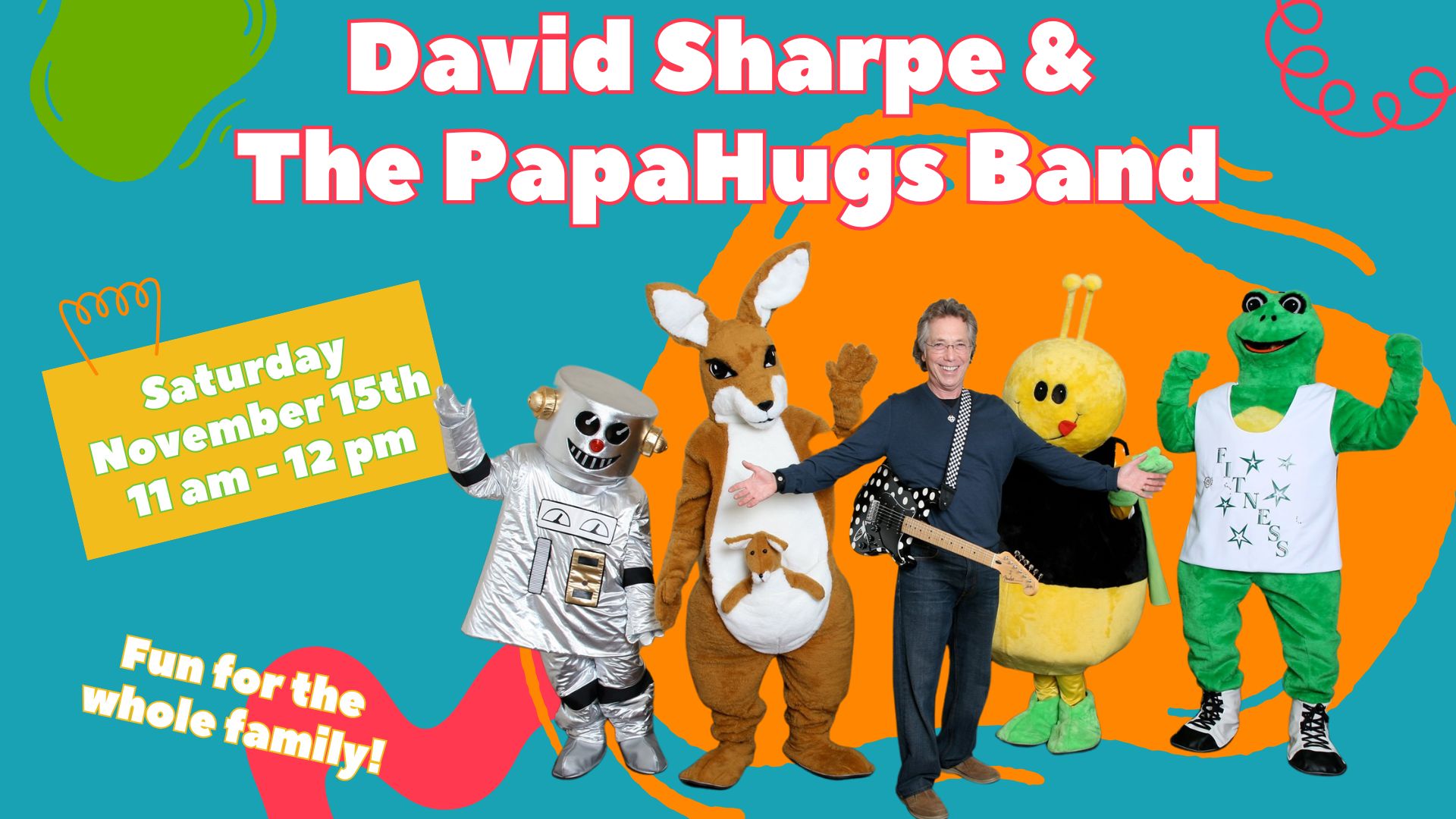 papa hugs and friends band at the desert foothills library