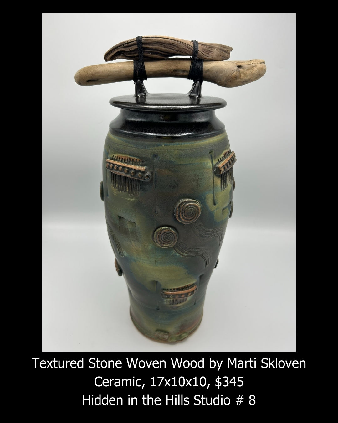 Textured Stone Woven Wood by Marti Skloven