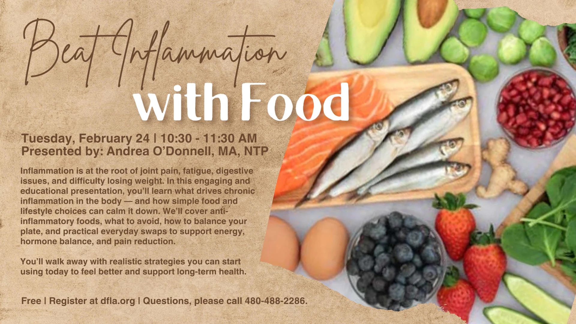beat inflammation with food