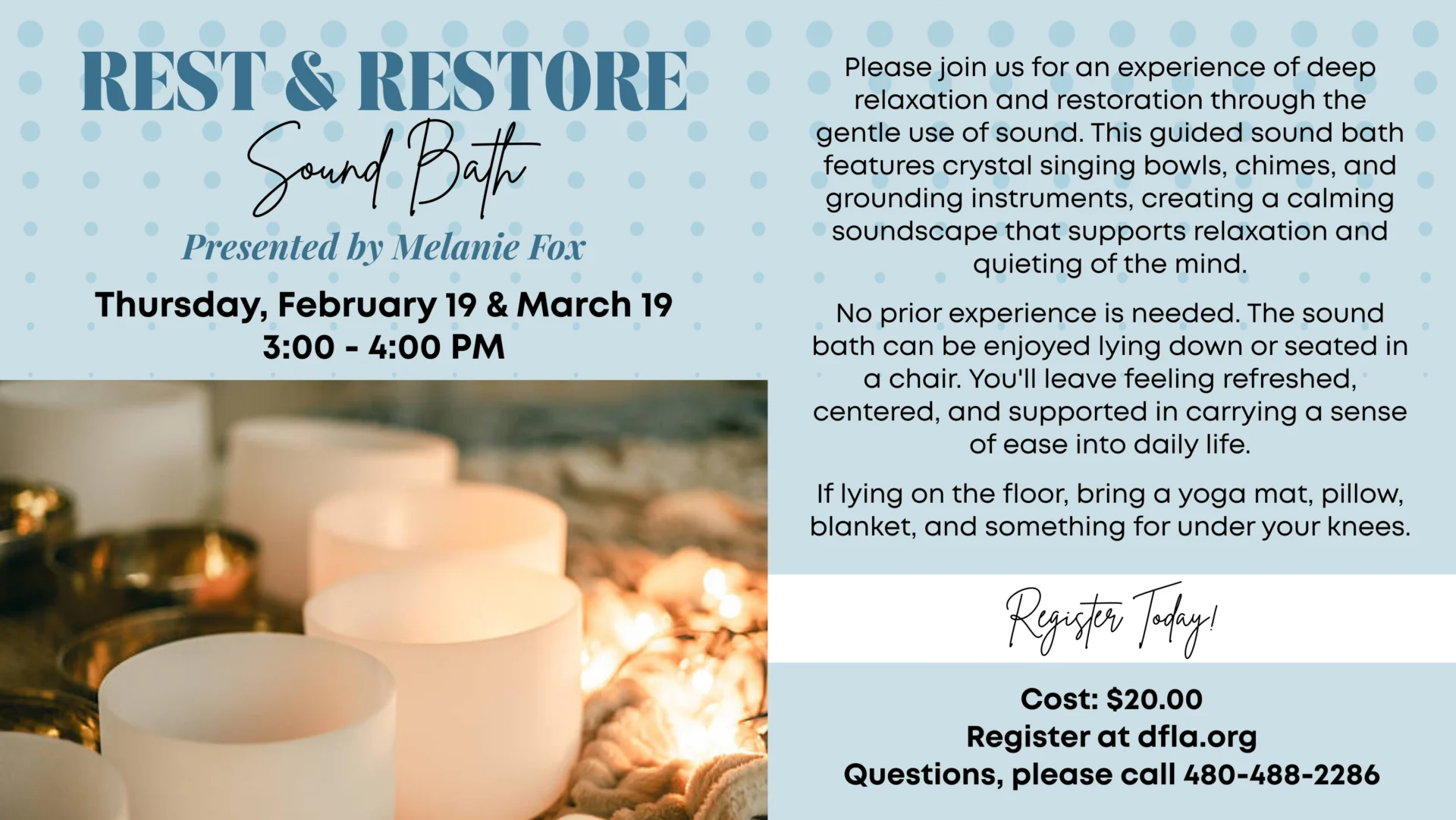 Rest & Restore Sound Bath