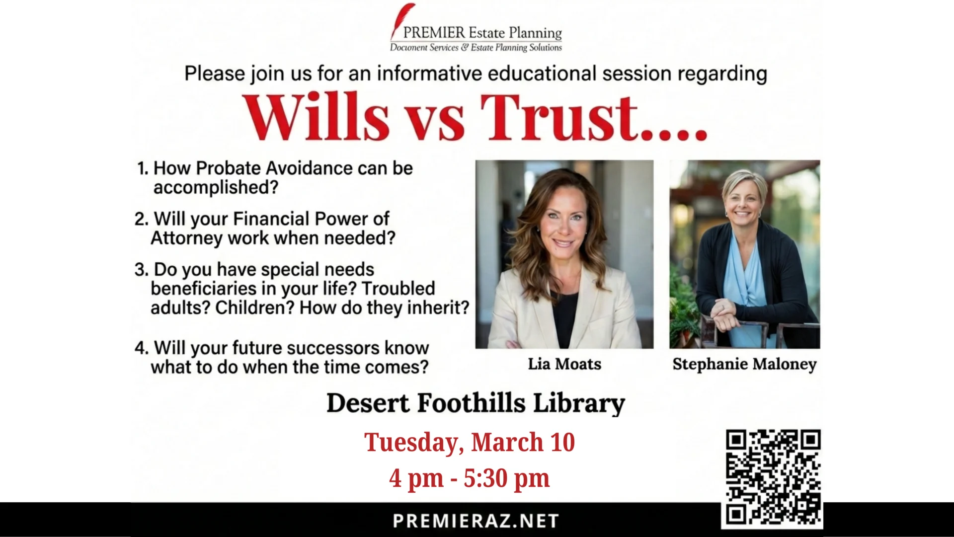 wills vs trusts workshop
