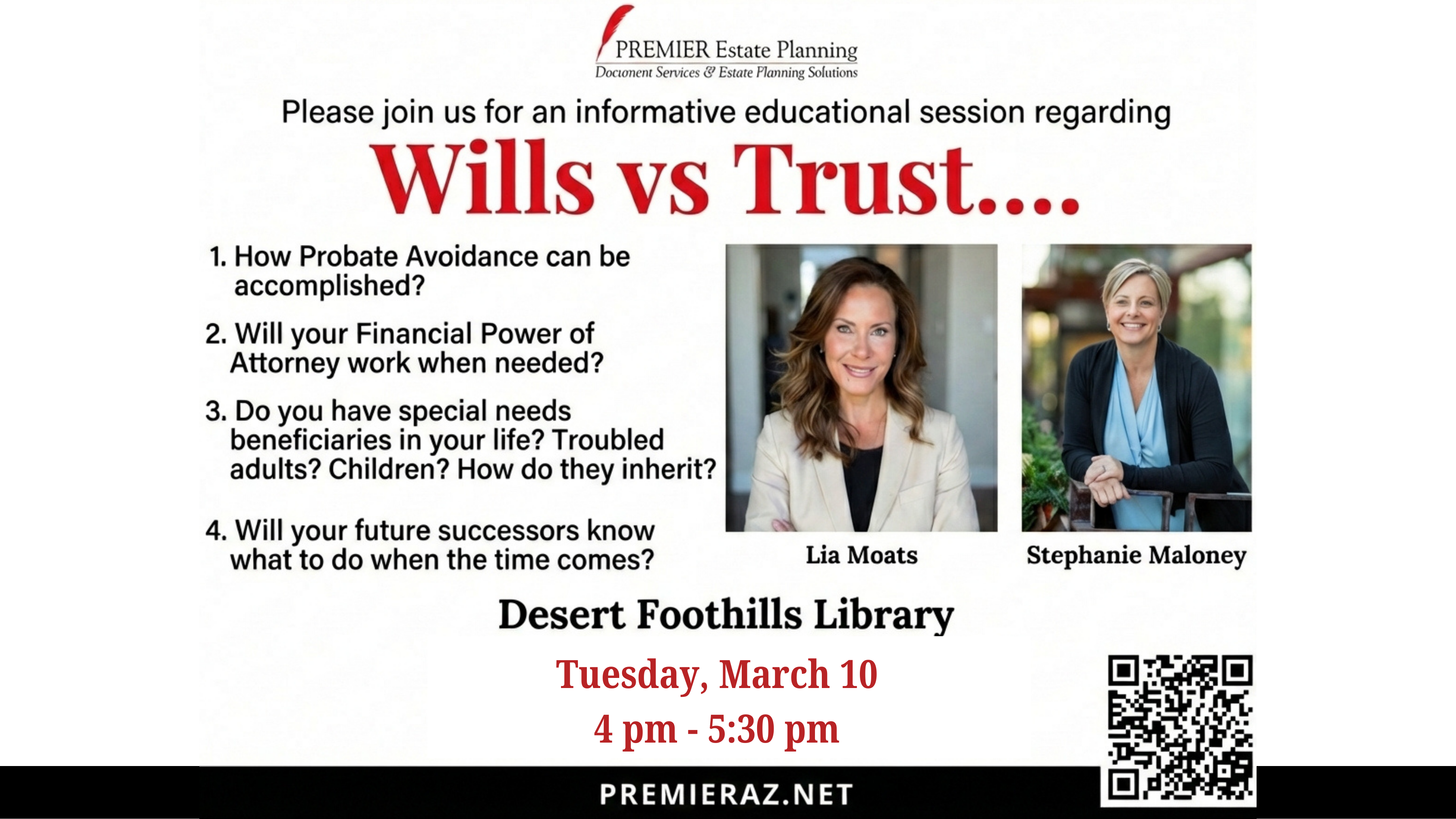 wills vs trusts workshop