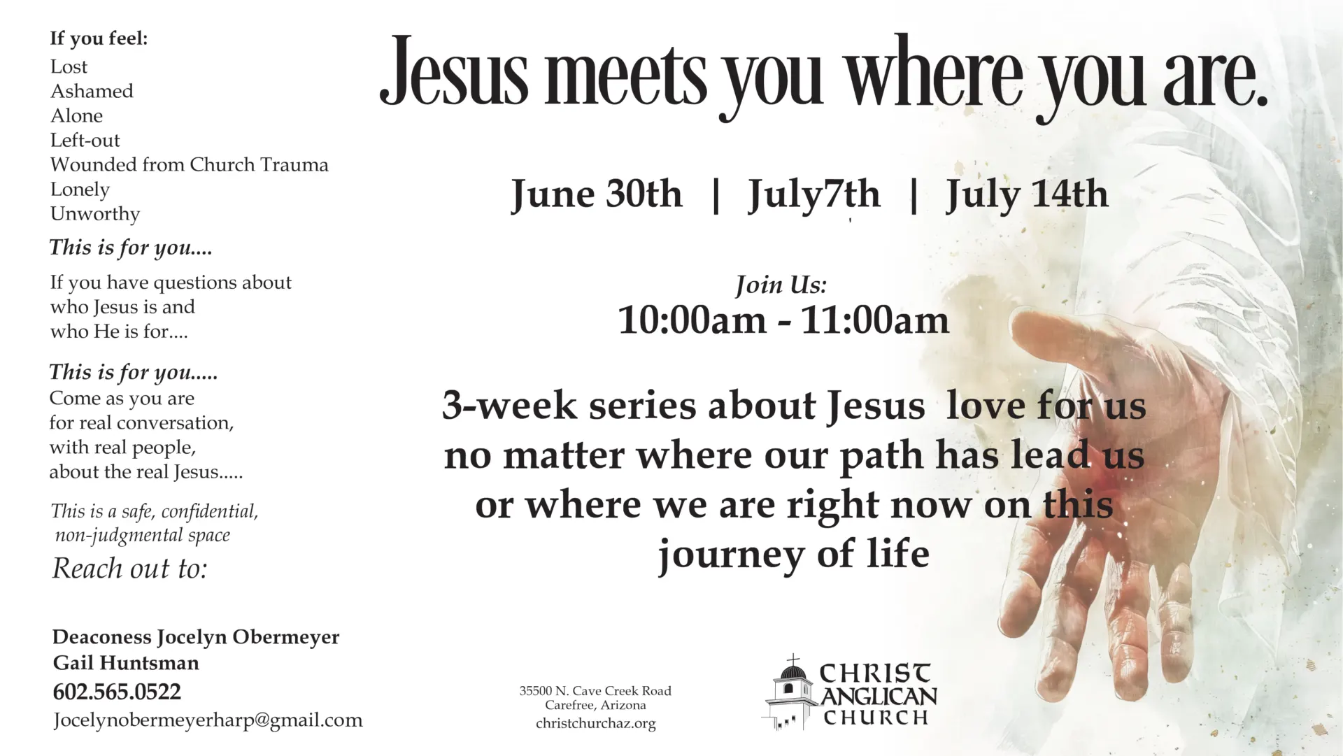 jesus meets you where you are