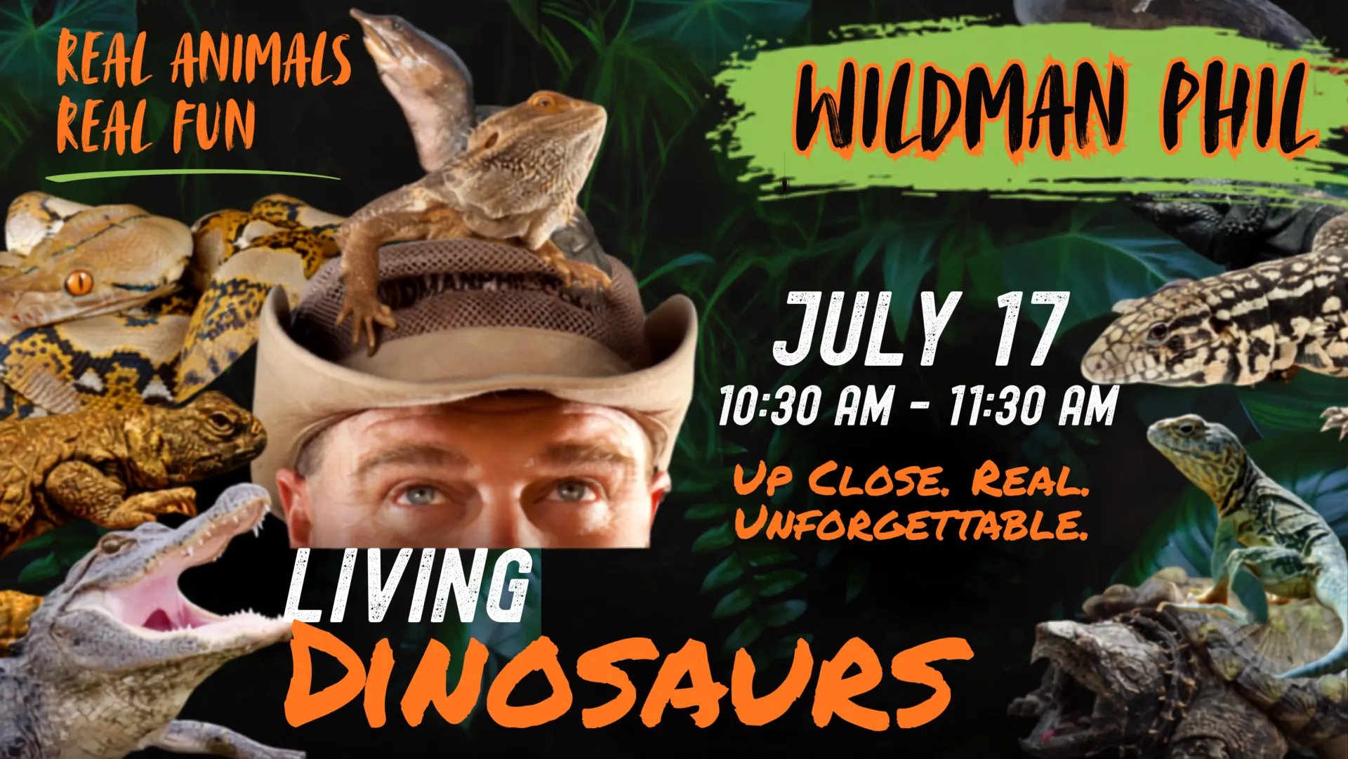 wildman phil and dinosaurs at desert foothills library