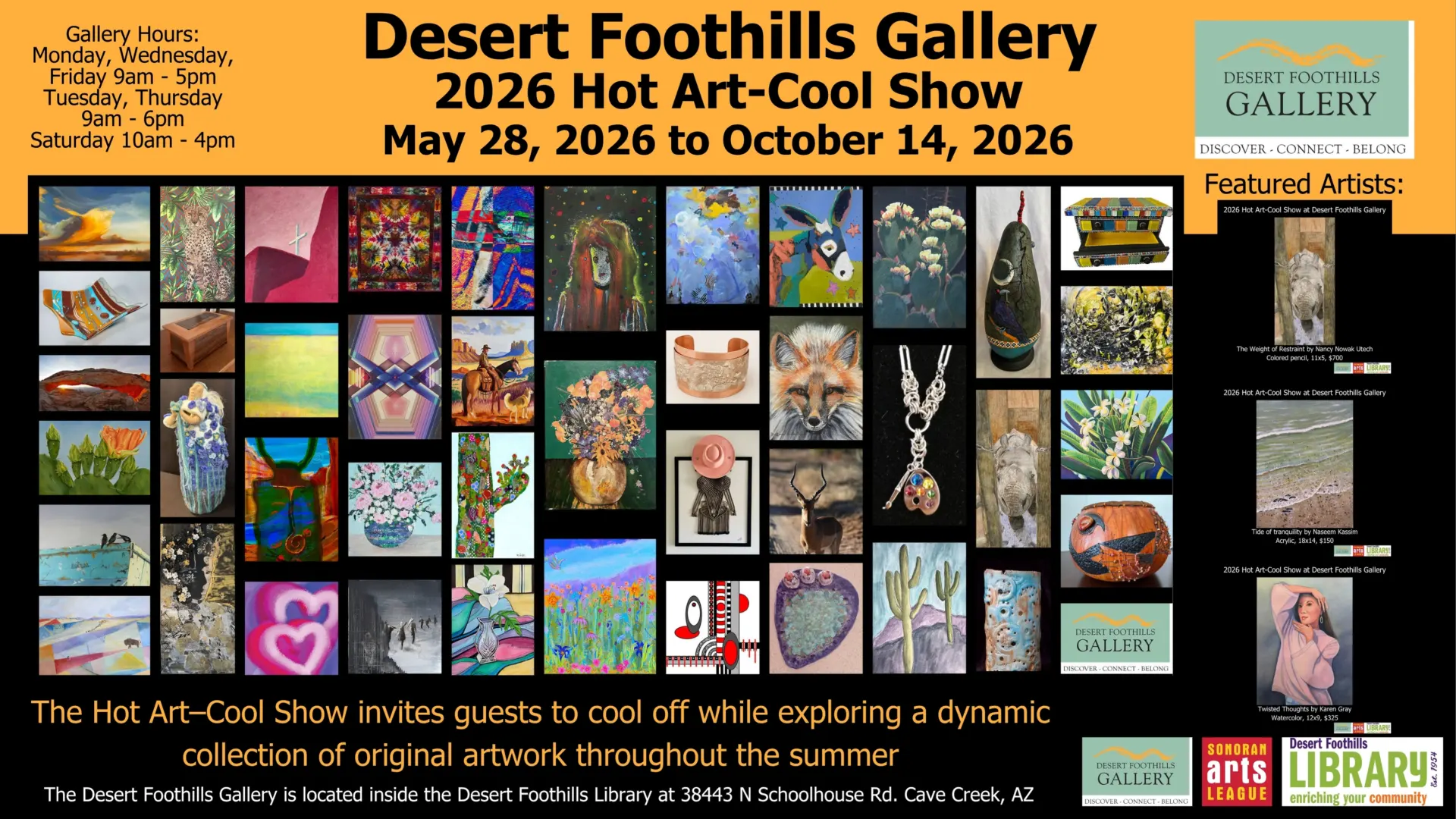 Desert Foothills Gallery inside desert foothills library