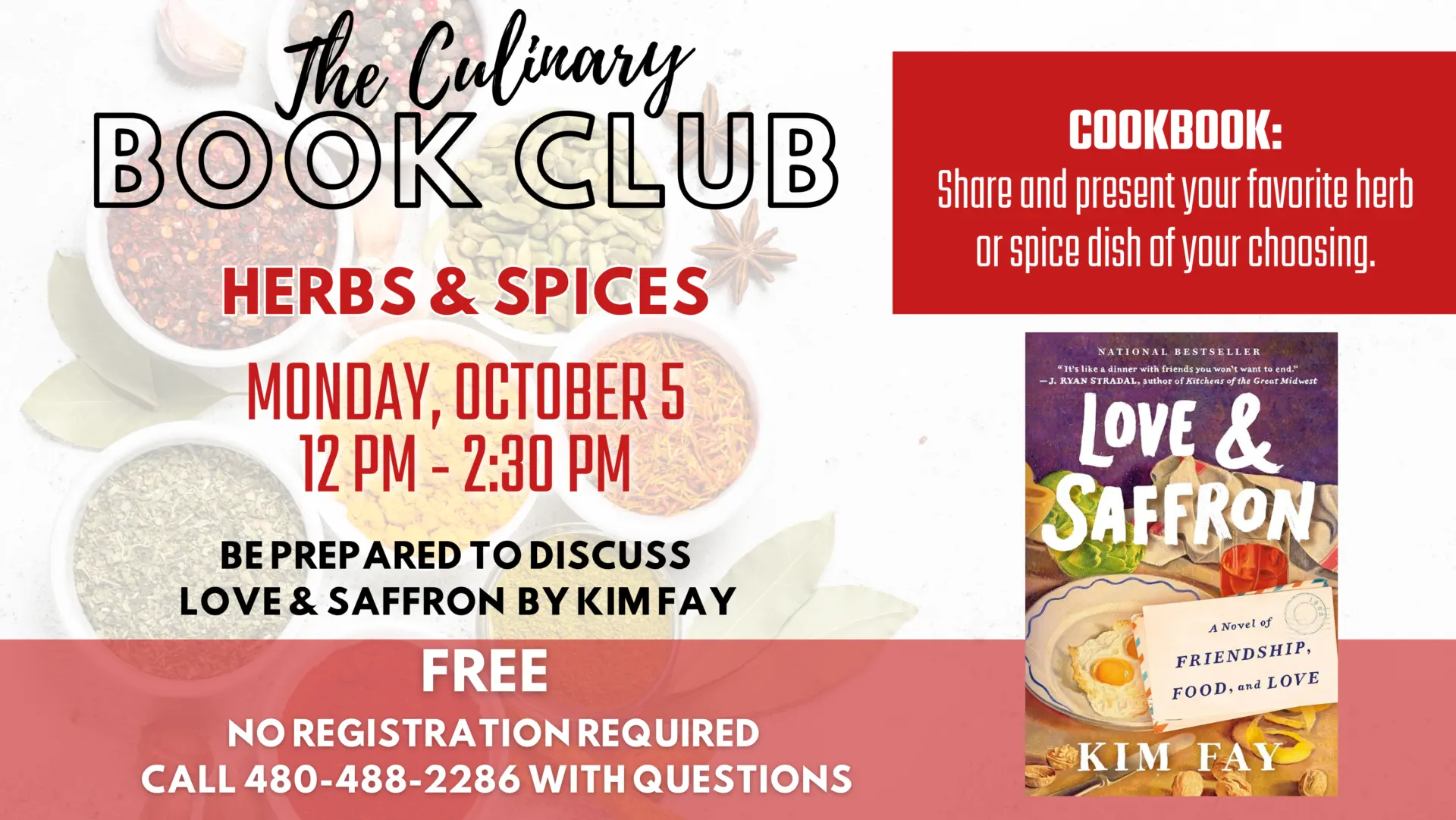 culinary book club at desert foothills library