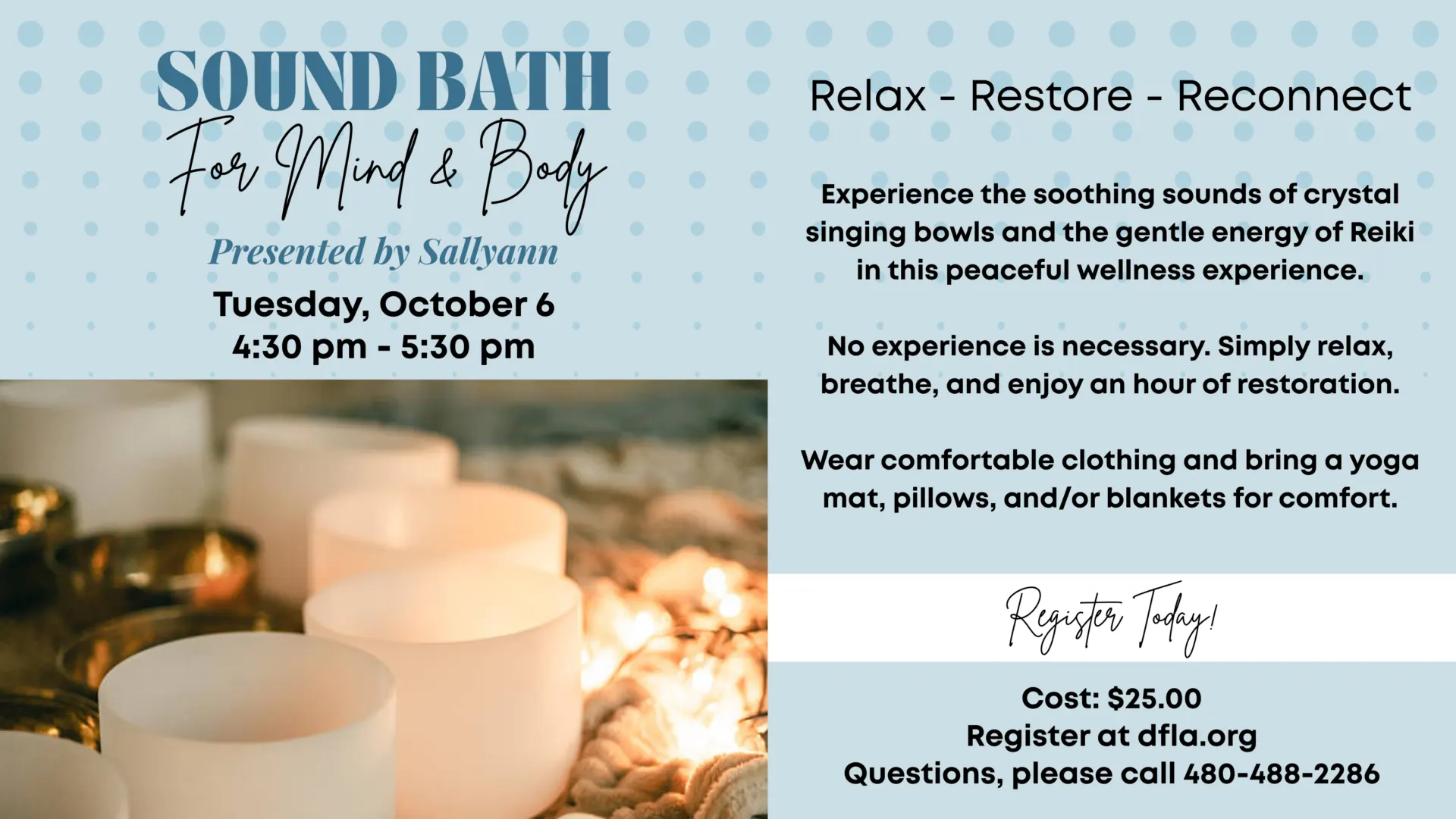 sound bath at desert foothills library