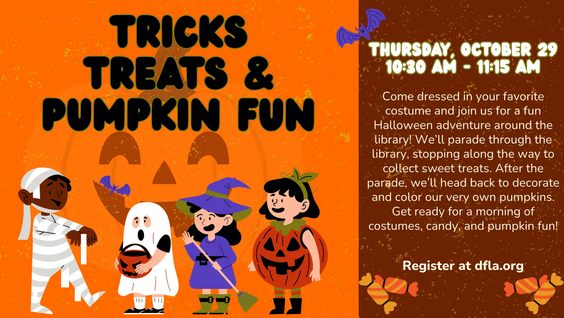 halloween fun with pumpkins at desert foothills library